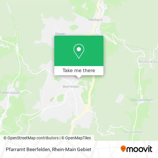 Карта Pfarramt Beerfelden