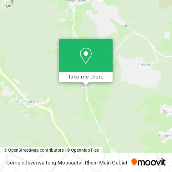 Карта Gemeindeverwaltung Mossautal