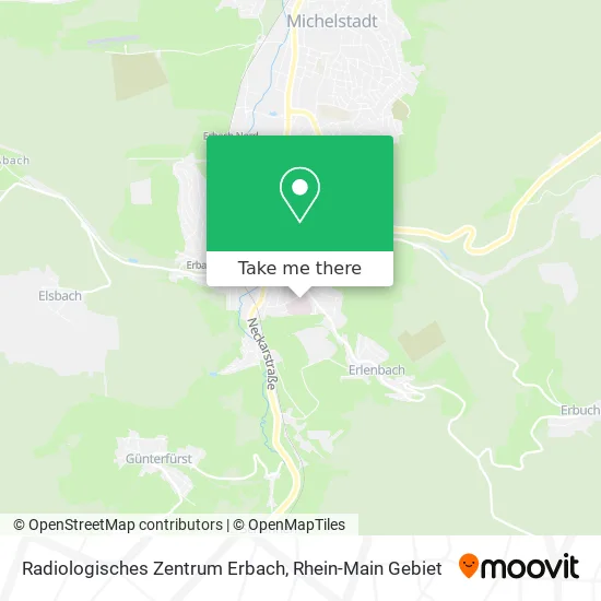 Карта Radiologisches Zentrum Erbach