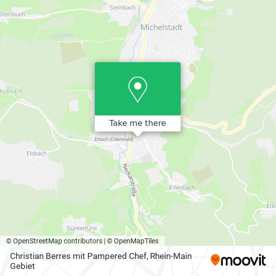 Christian Berres mit Pampered Chef map