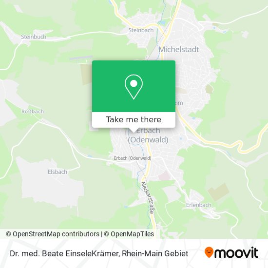 Dr. med. Beate EinseleKrämer map