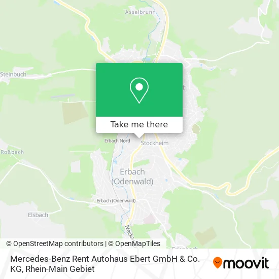 Карта Mercedes-Benz Rent Autohaus Ebert GmbH & Co. KG