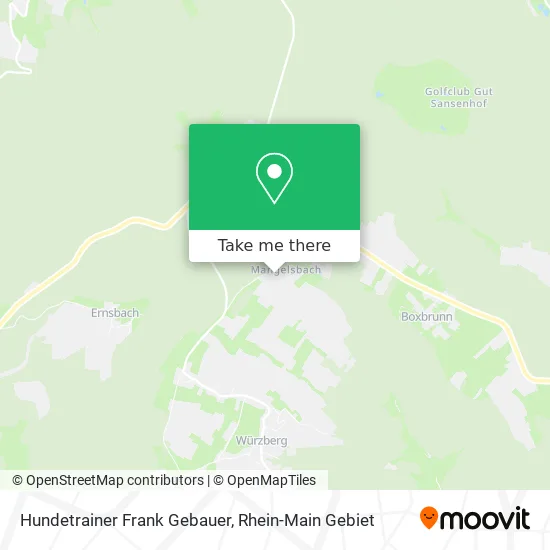 Карта Hundetrainer Frank Gebauer