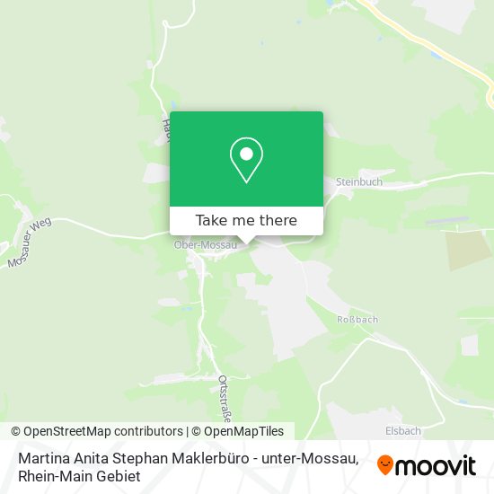 Карта Martina Anita Stephan Maklerbüro - unter-Mossau