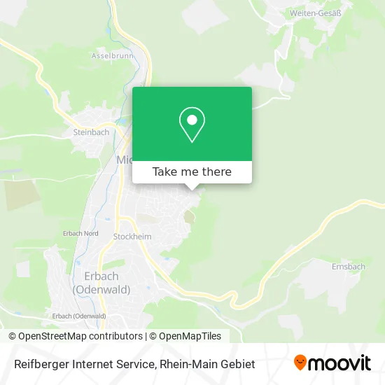 Карта Reifberger Internet Service