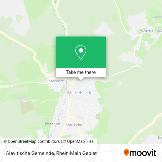 Карта Alevitische Gemeinde