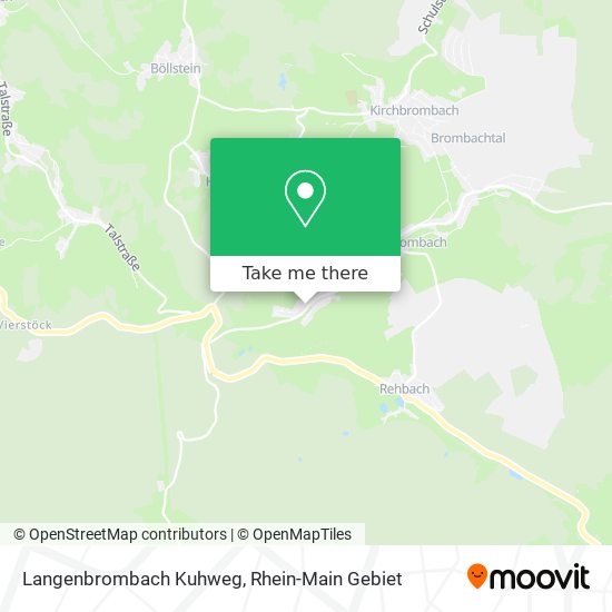 Langenbrombach Kuhweg map