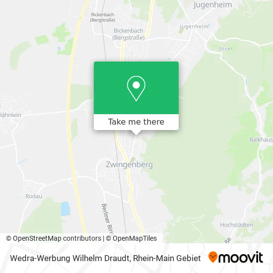 Карта Wedra-Werbung Wilhelm Draudt