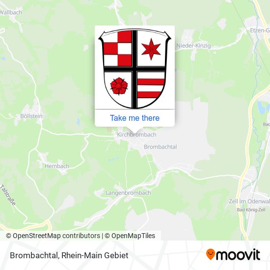 Brombachtal map