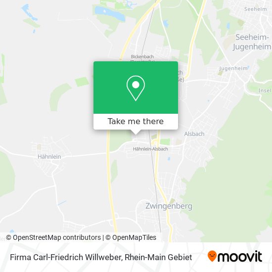 Firma Carl-Friedrich Willweber map