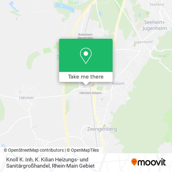 Knoll K. Inh. K. Kilian Heizungs- und Sanitärgroßhandel map