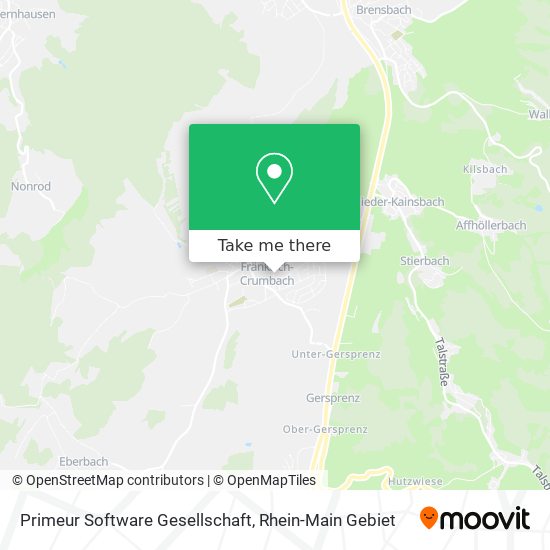 Primeur Software Gesellschaft map