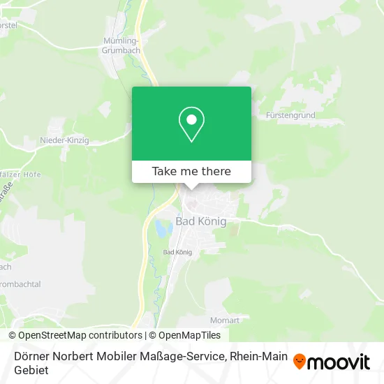 Карта Dörner Norbert Mobiler Maßage-Service