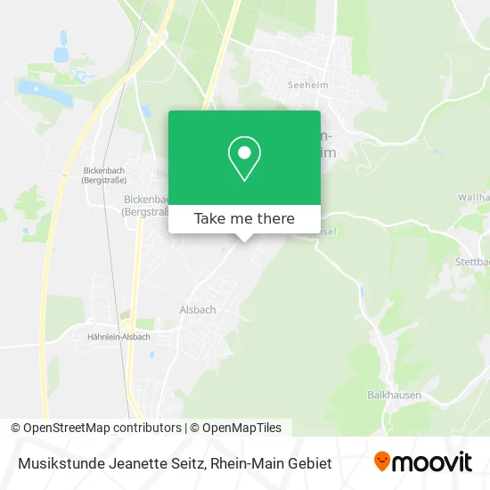 Карта Musikstunde Jeanette Seitz