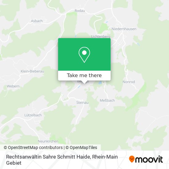 Rechtsanwältin Sahre Schmitt Haide map