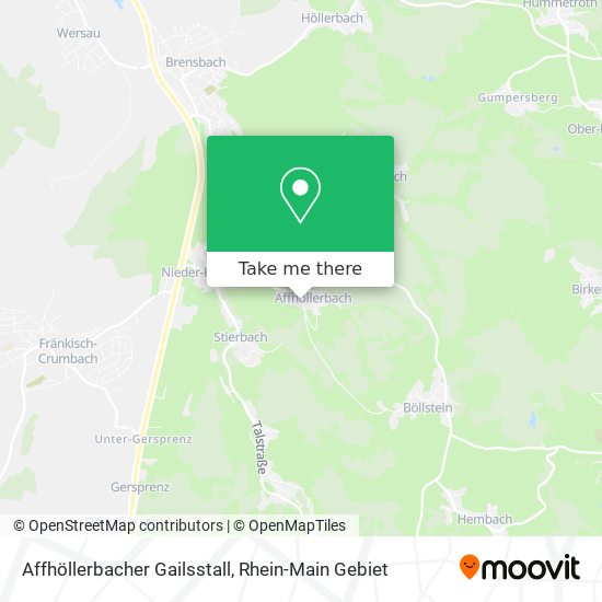 Affhöllerbacher Gailsstall map