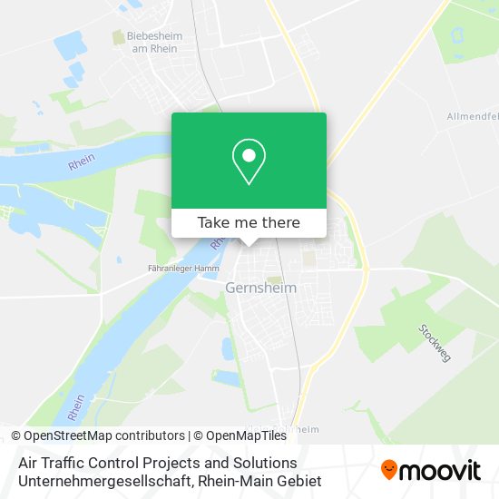 Air Traffic Control Projects and Solutions Unternehmergesellschaft map