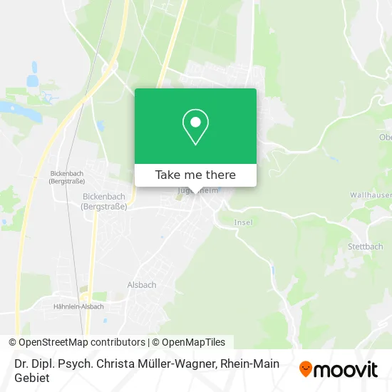 Карта Dr. Dipl. Psych. Christa Müller-Wagner