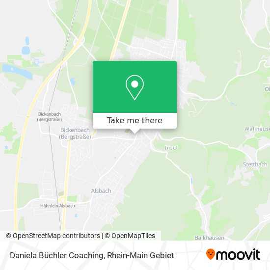 Daniela Büchler Coaching map