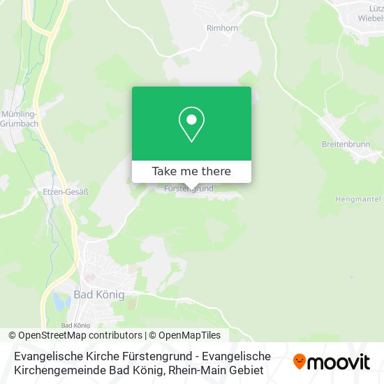 Evangelische Kirche Fürstengrund - Evangelische Kirchengemeinde Bad König map