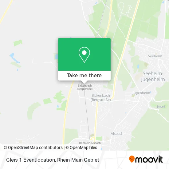 Карта Gleis 1 Eventlocation