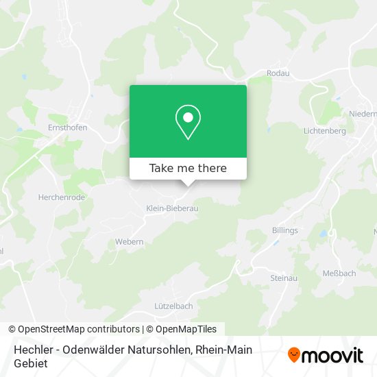 Hechler - Odenwälder Natursohlen map
