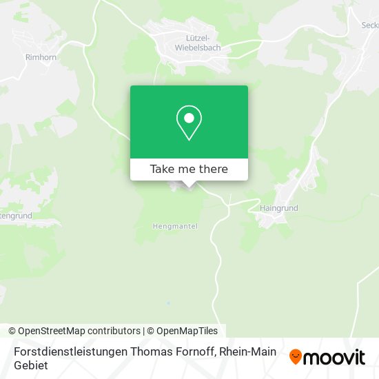 Forstdienstleistungen Thomas Fornoff map