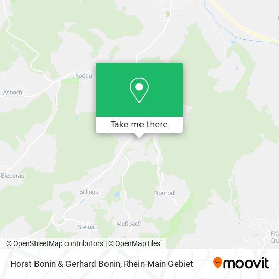 Horst Bonin & Gerhard Bonin map