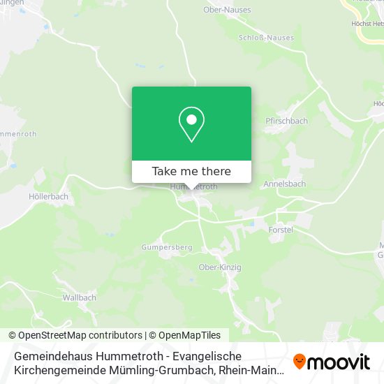 Gemeindehaus Hummetroth - Evangelische Kirchengemeinde Mümling-Grumbach map