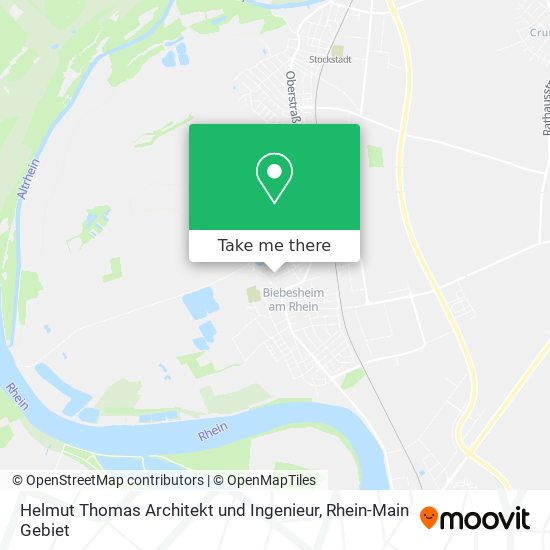 Helmut Thomas Architekt und Ingenieur map