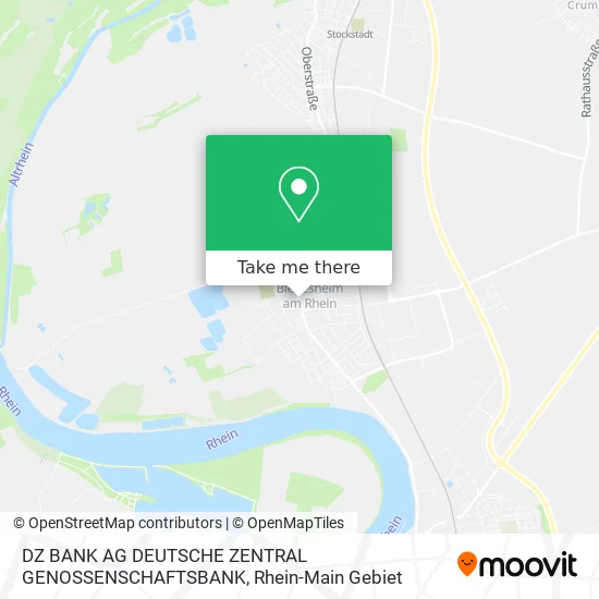 Карта DZ BANK AG DEUTSCHE ZENTRAL GENOSSENSCHAFTSBANK