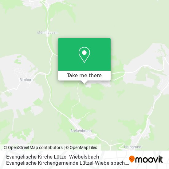 Evangelische Kirche Lützel-Wiebelsbach - Evangelische Kirchengemeinde Lützel-Wiebelsbach map