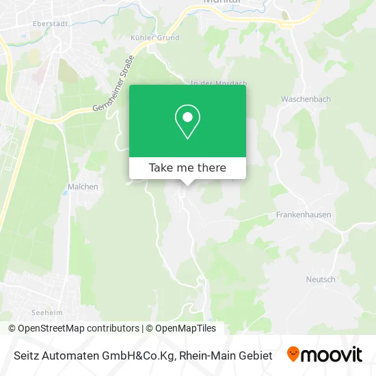 Карта Seitz Automaten GmbH&Co.Kg