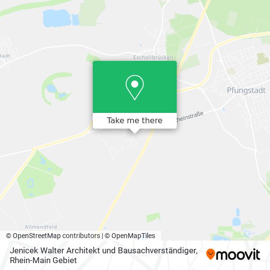 Jenicek Walter Architekt und Bausachverständiger map