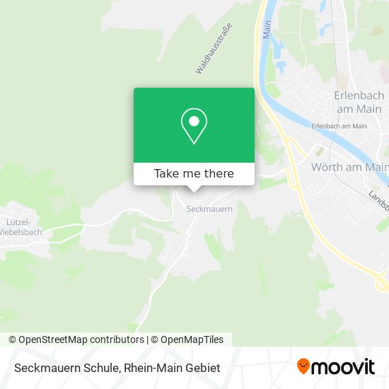 Seckmauern Schule map