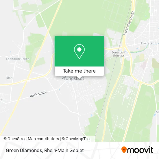 Карта Green Diamonds