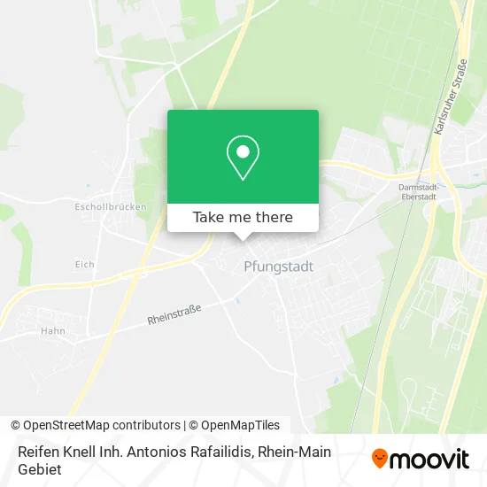 Карта Reifen Knell Inh. Antonios Rafailidis