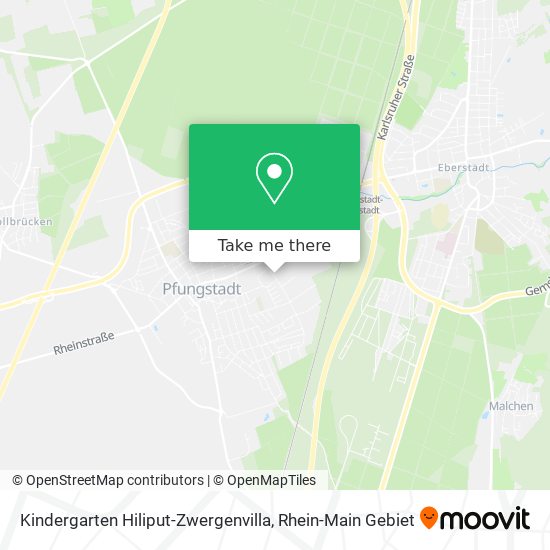 Kindergarten Hiliput-Zwergenvilla map