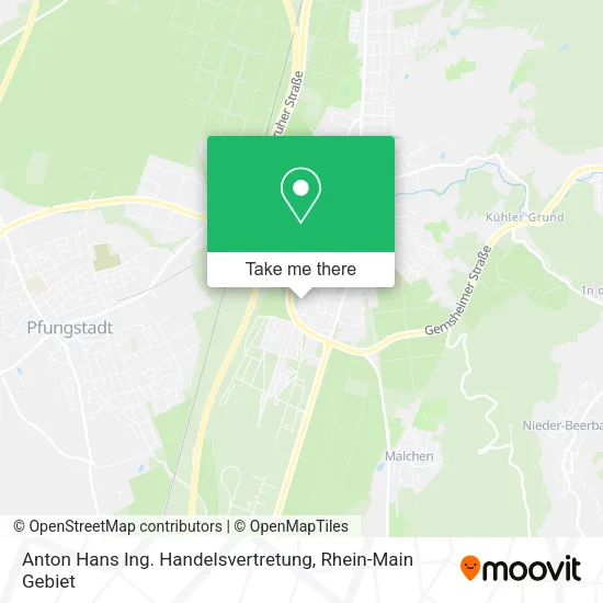 Карта Anton Hans Ing. Handelsvertretung
