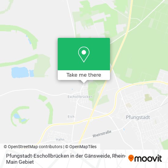 Pfungstadt-Eschollbrücken in der Gänsweide map