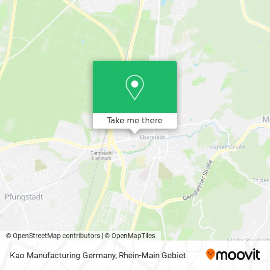Карта Kao Manufacturing Germany