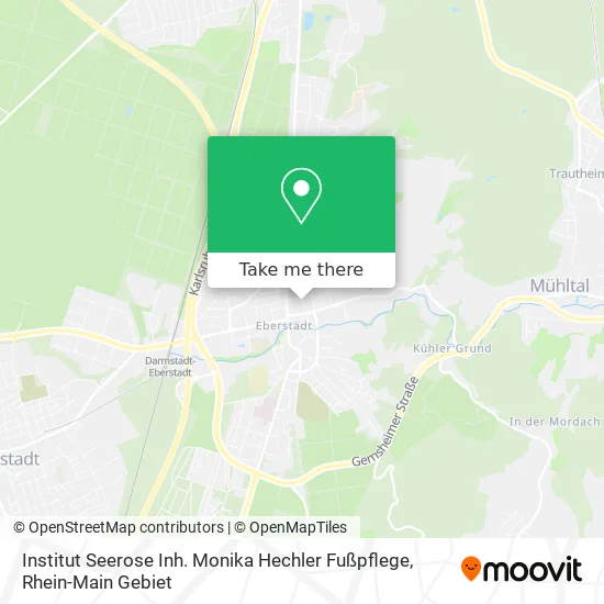 Карта Institut Seerose Inh. Monika Hechler Fußpflege