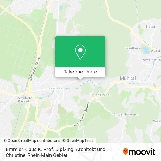 Карта Emmler Klaus K. Prof. Dipl.-Ing. Architekt und Christine