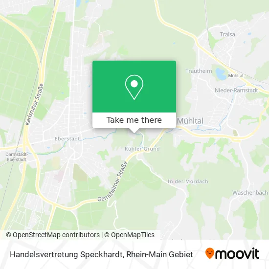 Карта Handelsvertretung Speckhardt