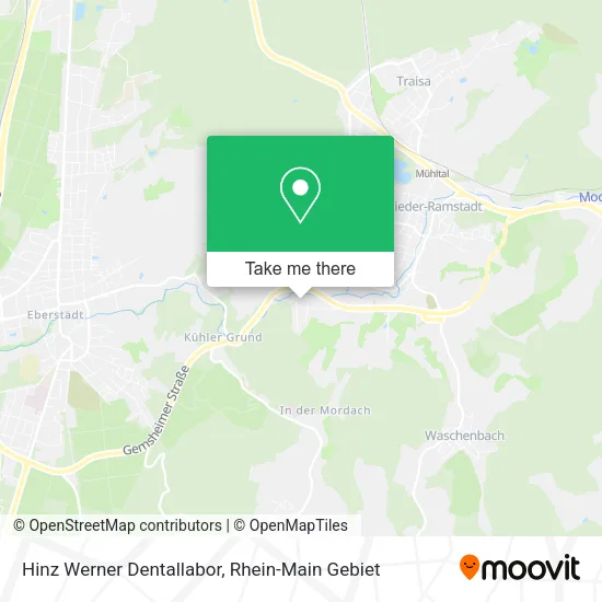 Карта Hinz Werner Dentallabor