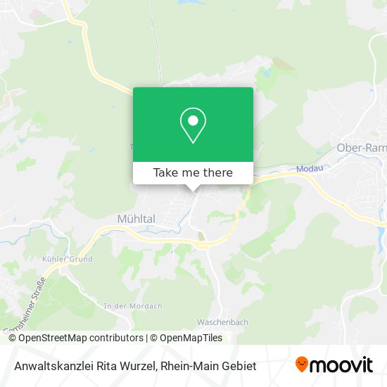Anwaltskanzlei Rita Wurzel map