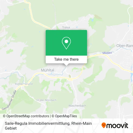 Карта Saile-Regula Immobilienvermittlung