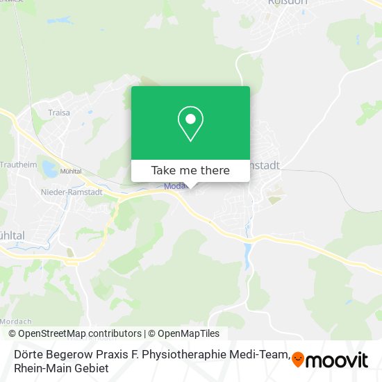 Dörte Begerow Praxis F. Physiotheraphie Medi-Team map