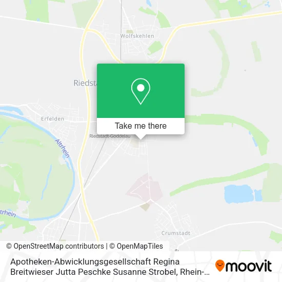 Карта Apotheken-Abwicklungsgesellschaft Regina Breitwieser Jutta Peschke Susanne Strobel