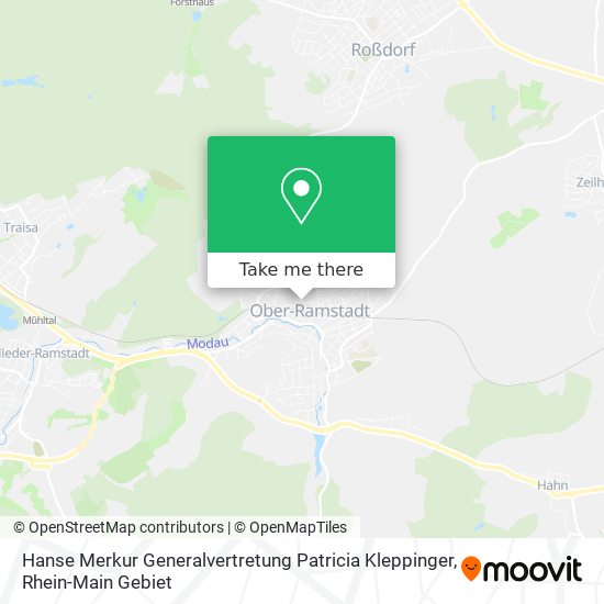 Hanse Merkur Generalvertretung Patricia Kleppinger map